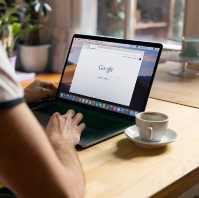 Ricerca Google su MacBook Pro